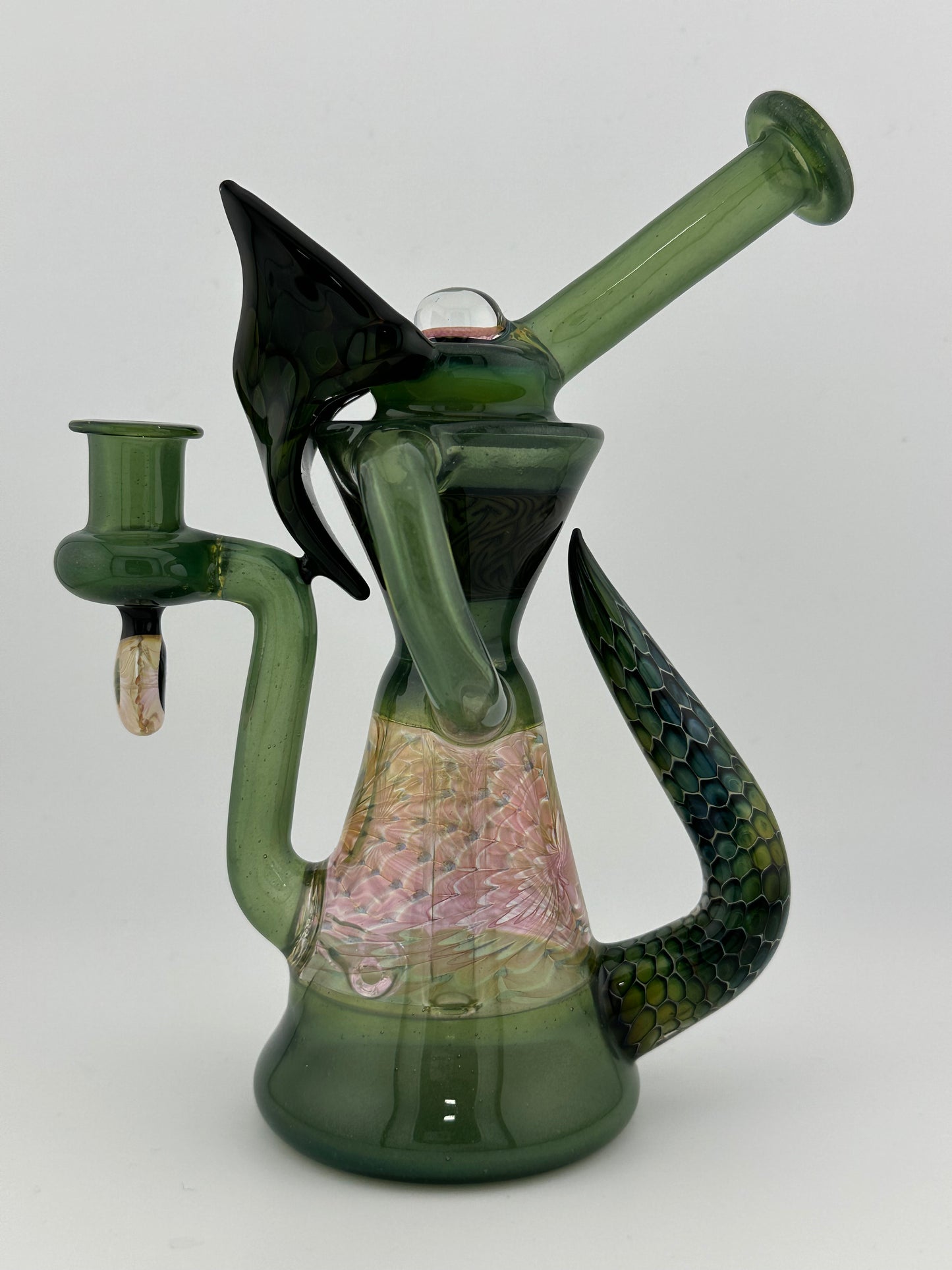 Pugsley Glass x Robert Mosher Dragon Recycler