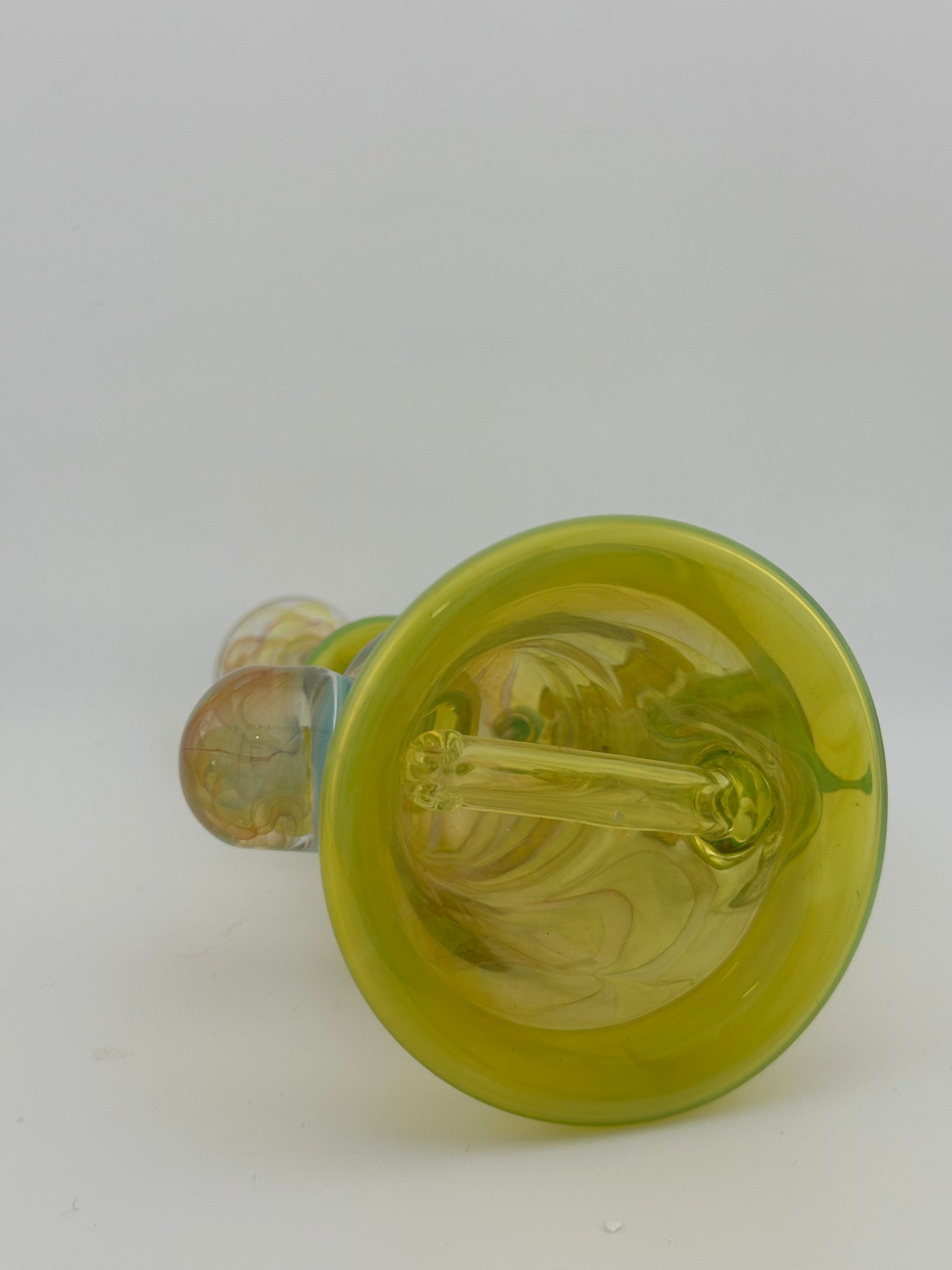 Pugsley Glass Green Worked Jammer
