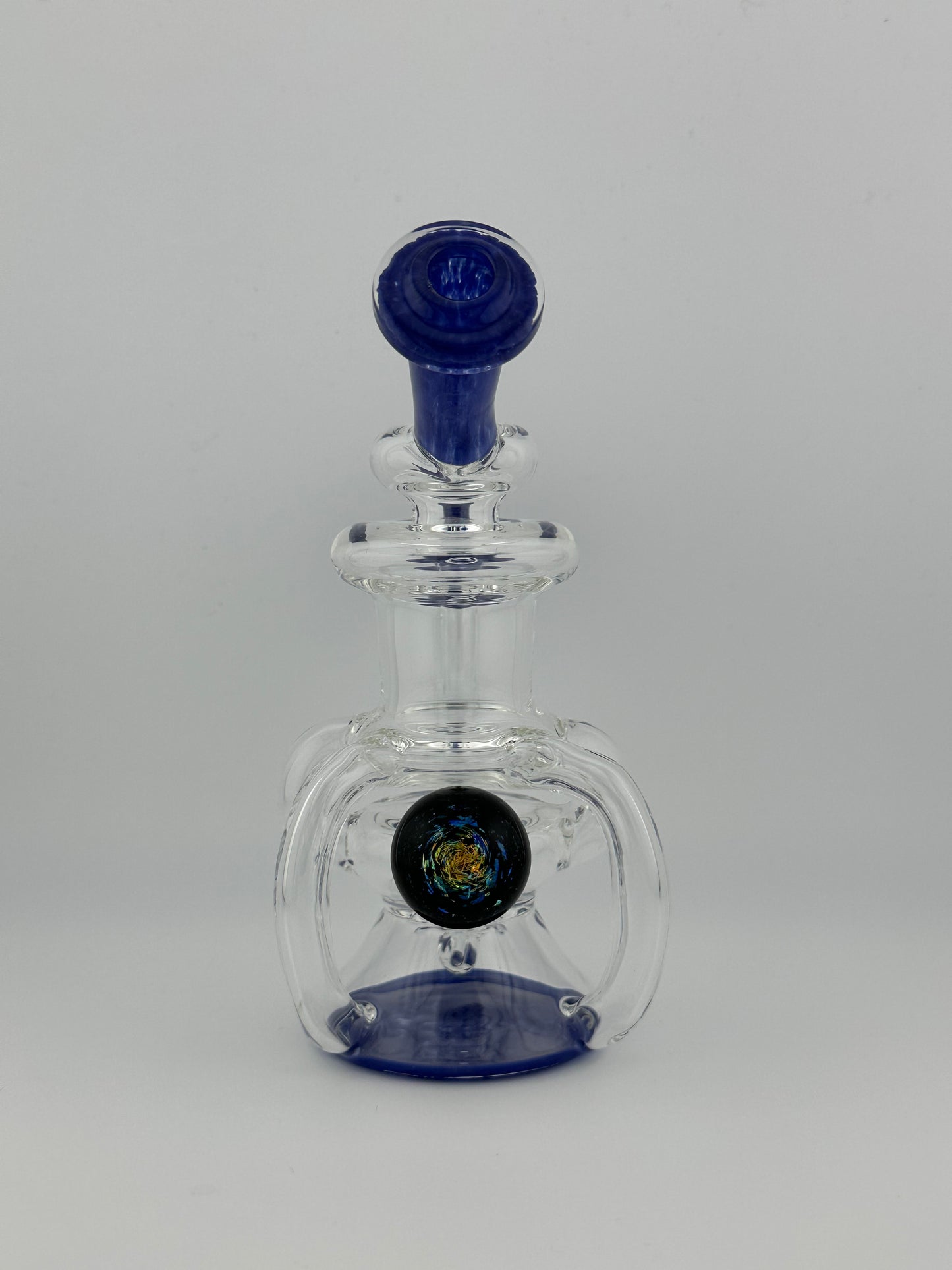 Crondo Classic Hyacinth / Clear Blooper Recycler