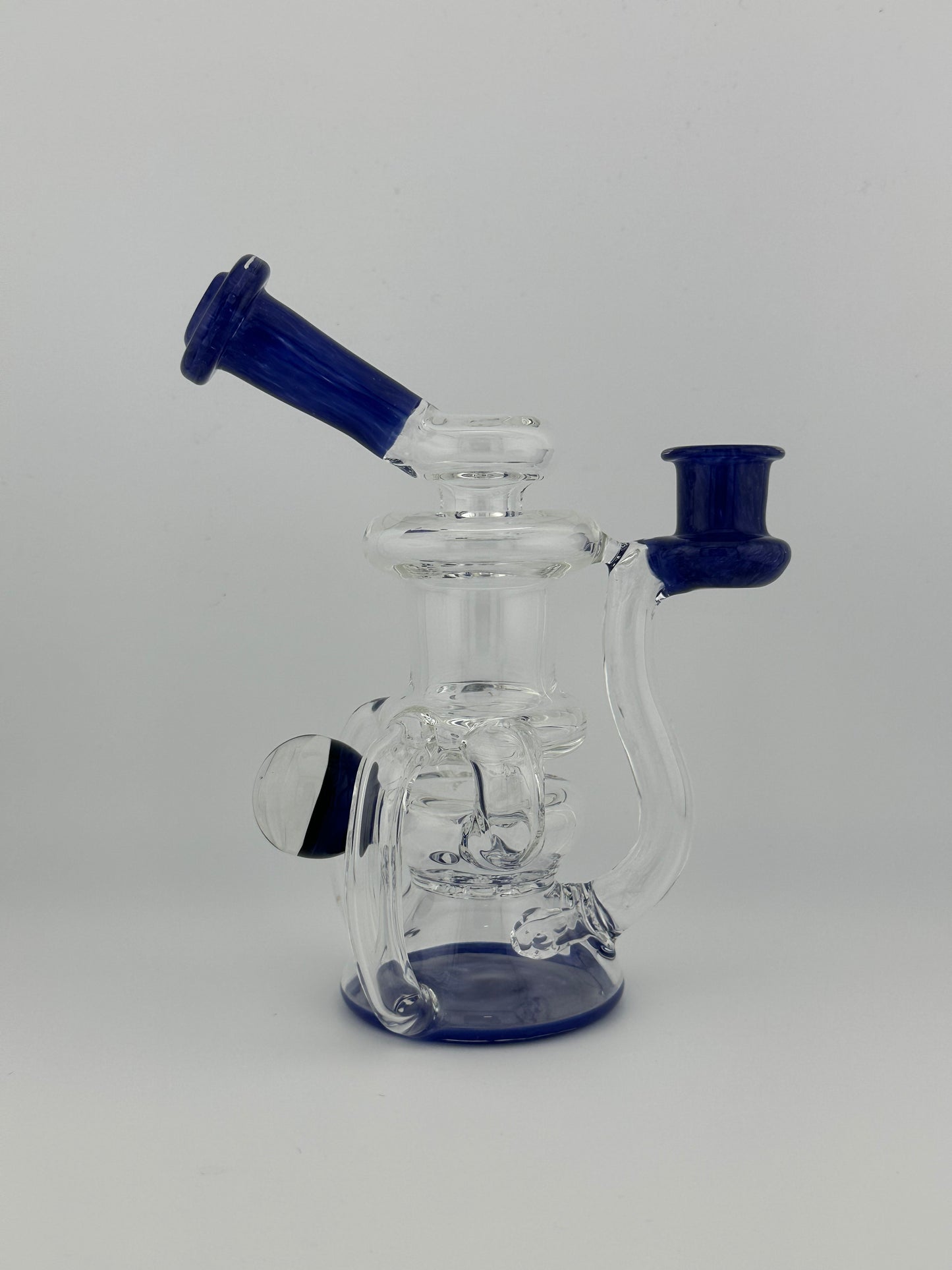 Crondo Classic Hyacinth / Clear Blooper Recycler