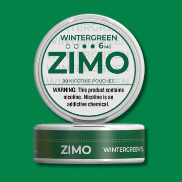 Zimo Nicotine Pouches wintergreen 3mg, 6mg, & 8mg