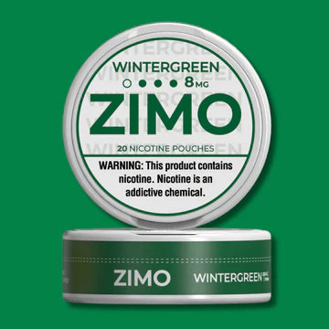 Zimo Nicotine Pouches wintergreen 3mg, 6mg, & 8mg