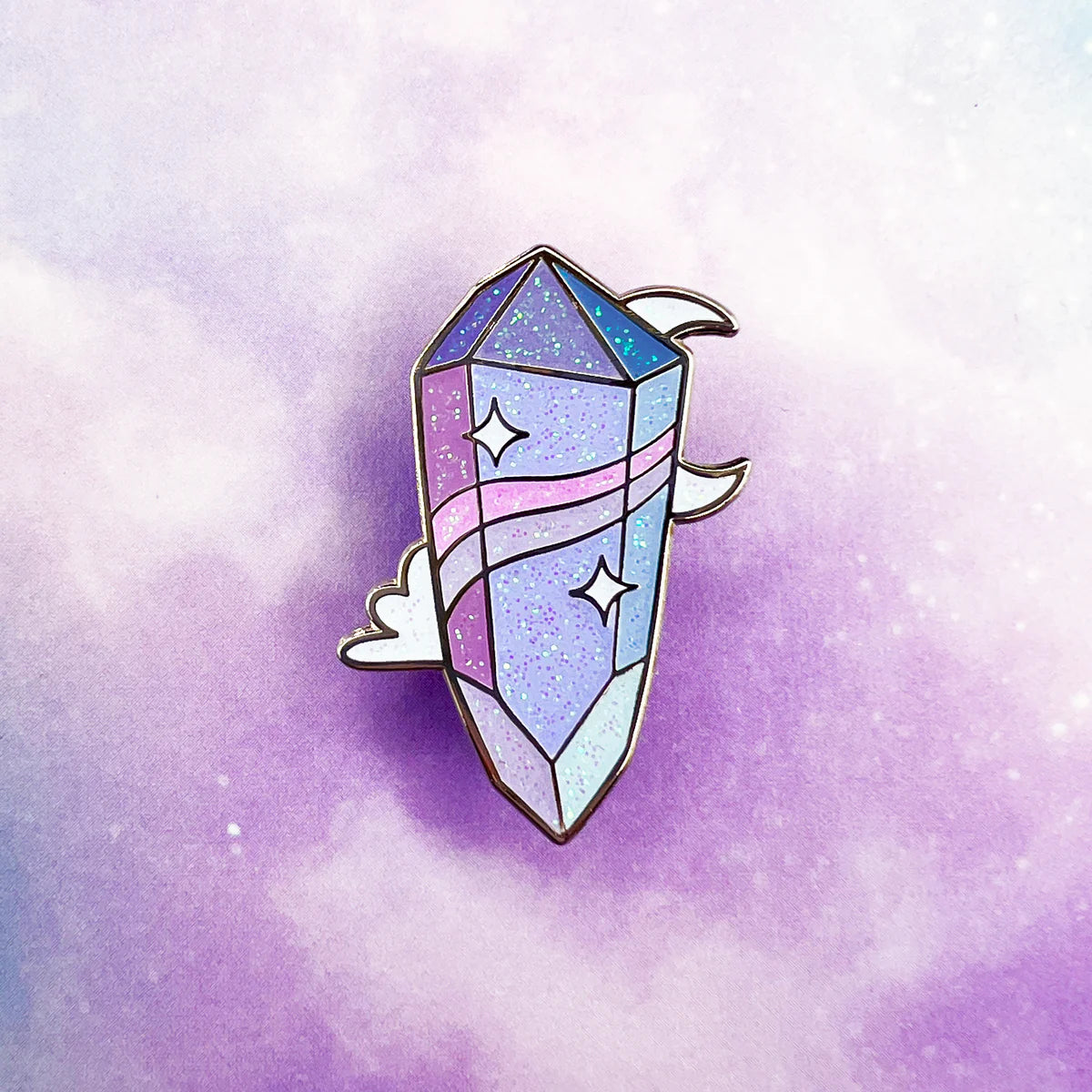 Band of Weirdos Pin Amethyst