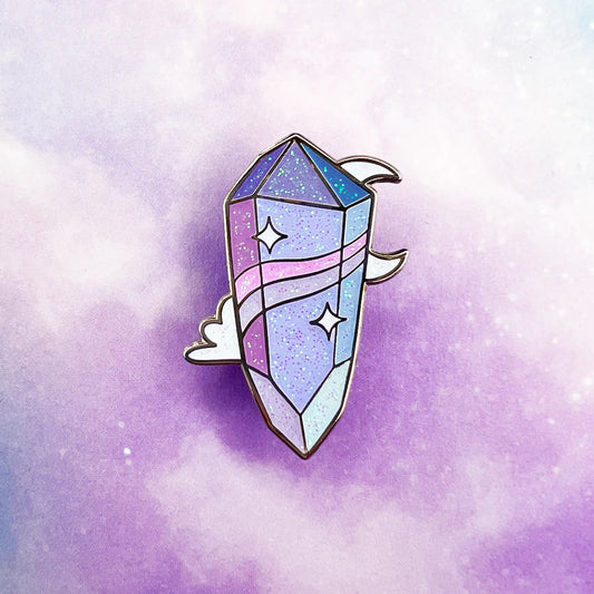 Band of Weirdos Pin Amethyst