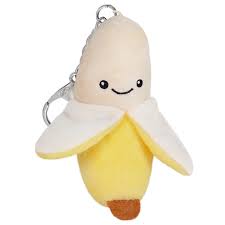 Squishable keychain banana