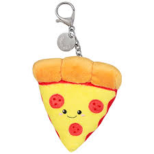 Squishable keychain pizza slice