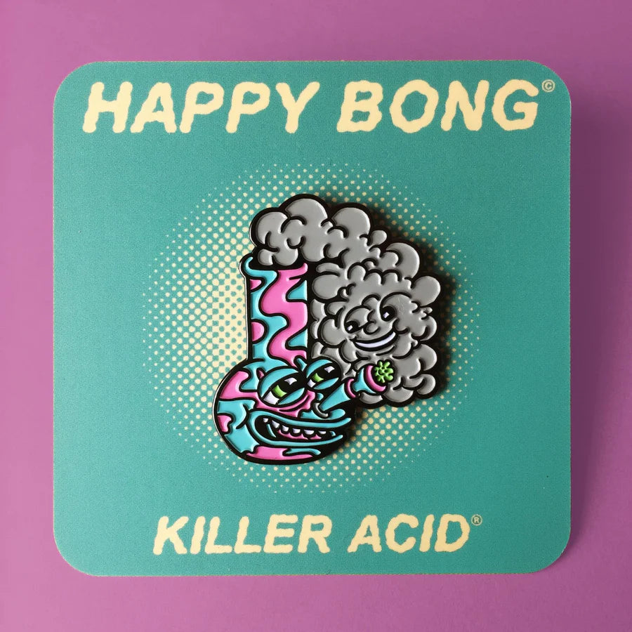 Killer Acid Happy Bong Pin