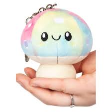 Squishable keychain mushroom