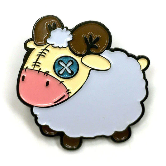 Kolorspun Plush Sheep Pin