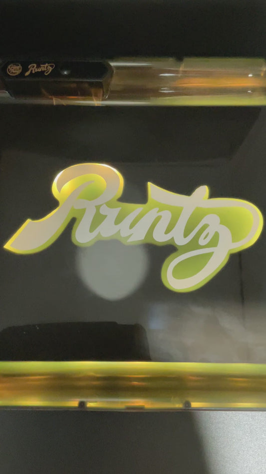 New Glow Tray Glowtray x BLACK Runtz- LED Rolling Tray - Authentic