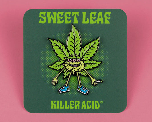 Killer Acid Sweet Leaf Enamel Pin