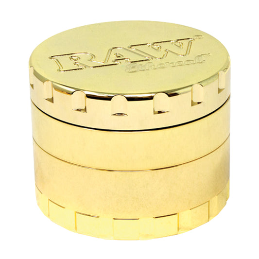 RAW Ethereal Grinder - Stainless Steel - Gold Plated