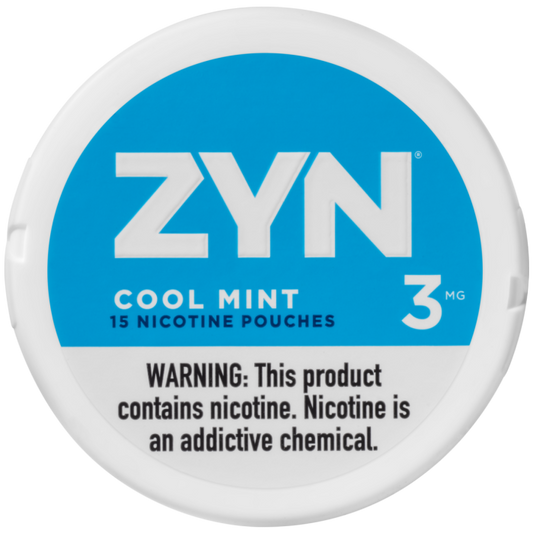 Zyn Cool Mint Nicotine Pouches 3mg & 6mg